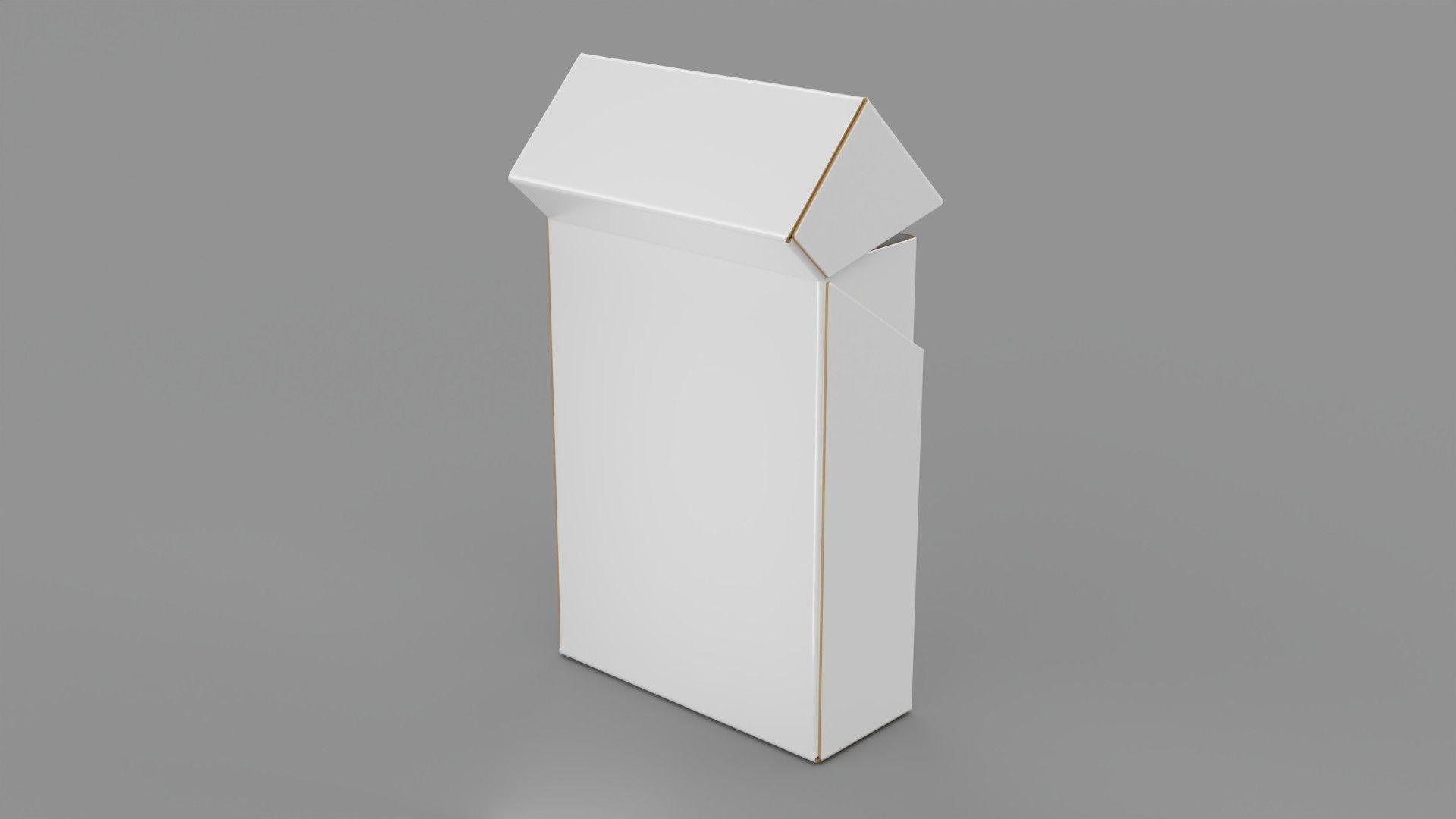 Empty packages cigarette box 3D model_3