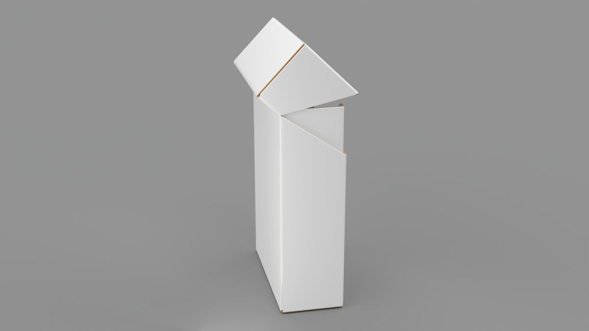 Empty packages cigarette box 3D model_2