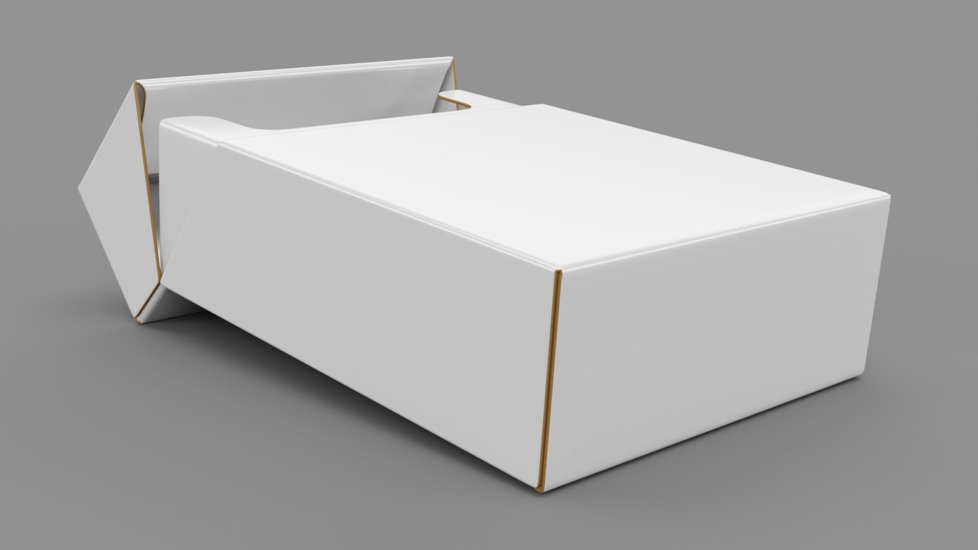 Empty packages cigarette box 3D model_11