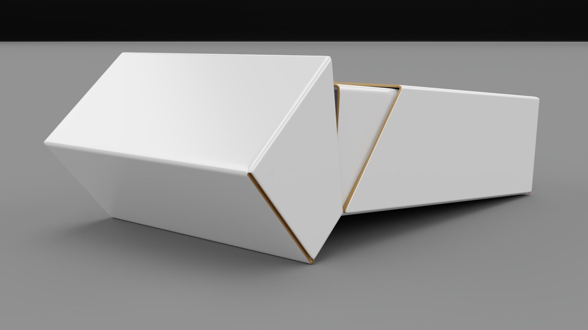 Empty packages cigarette box 3D model_12