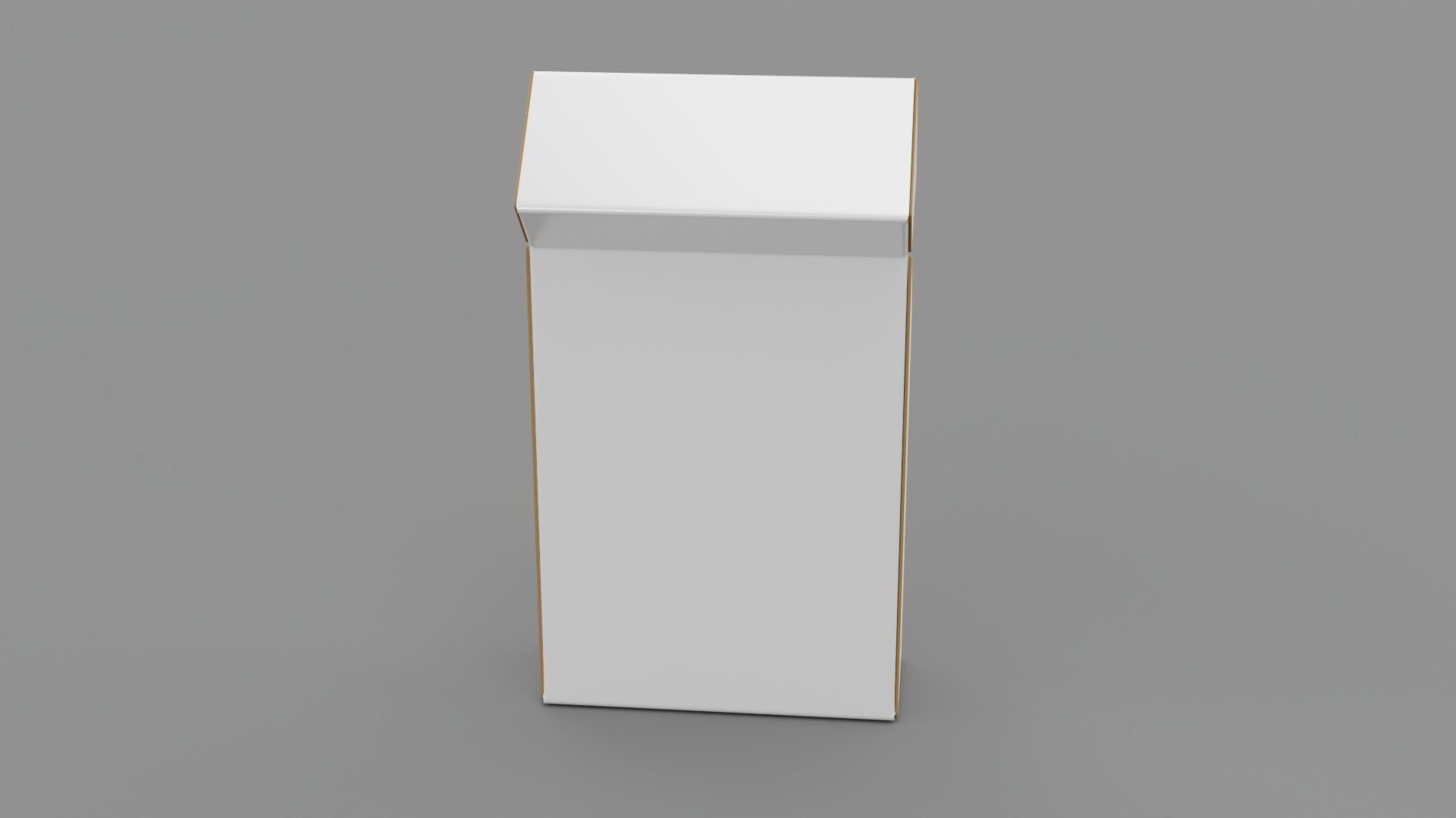 Empty packages cigarette box 3D model_4