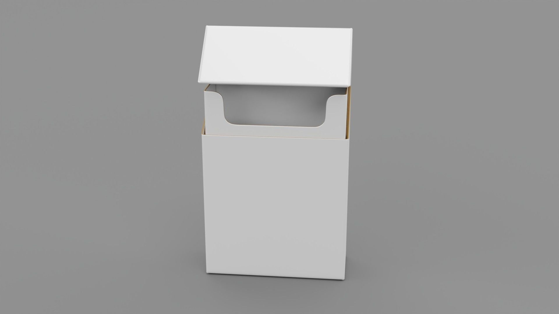 Empty packages cigarette box 3D model_9