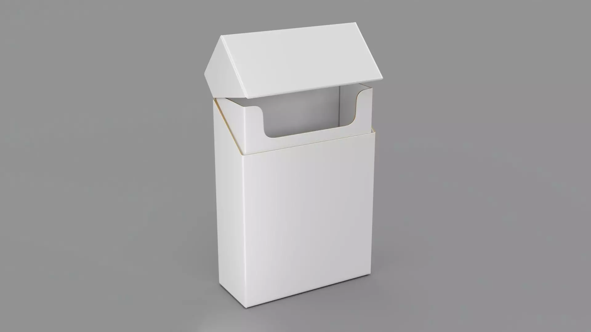 Empty packages cigarette box 3D model_0