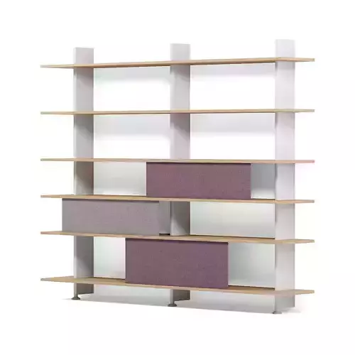 Alias HUB BOOKSHELF Low-poly 3D model