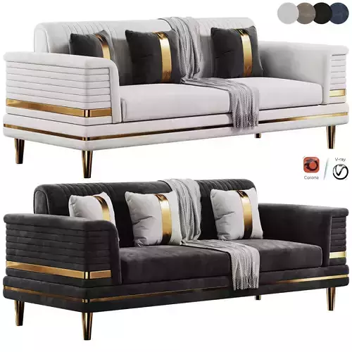 FH 7166 Sofa Set