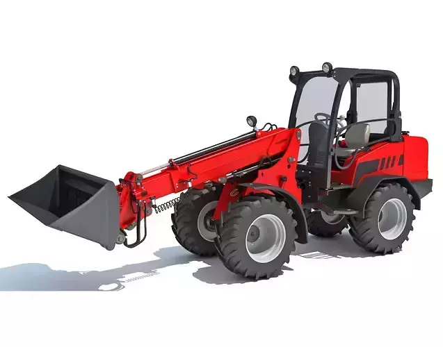 Telehandler Scoop Bucket 3D model