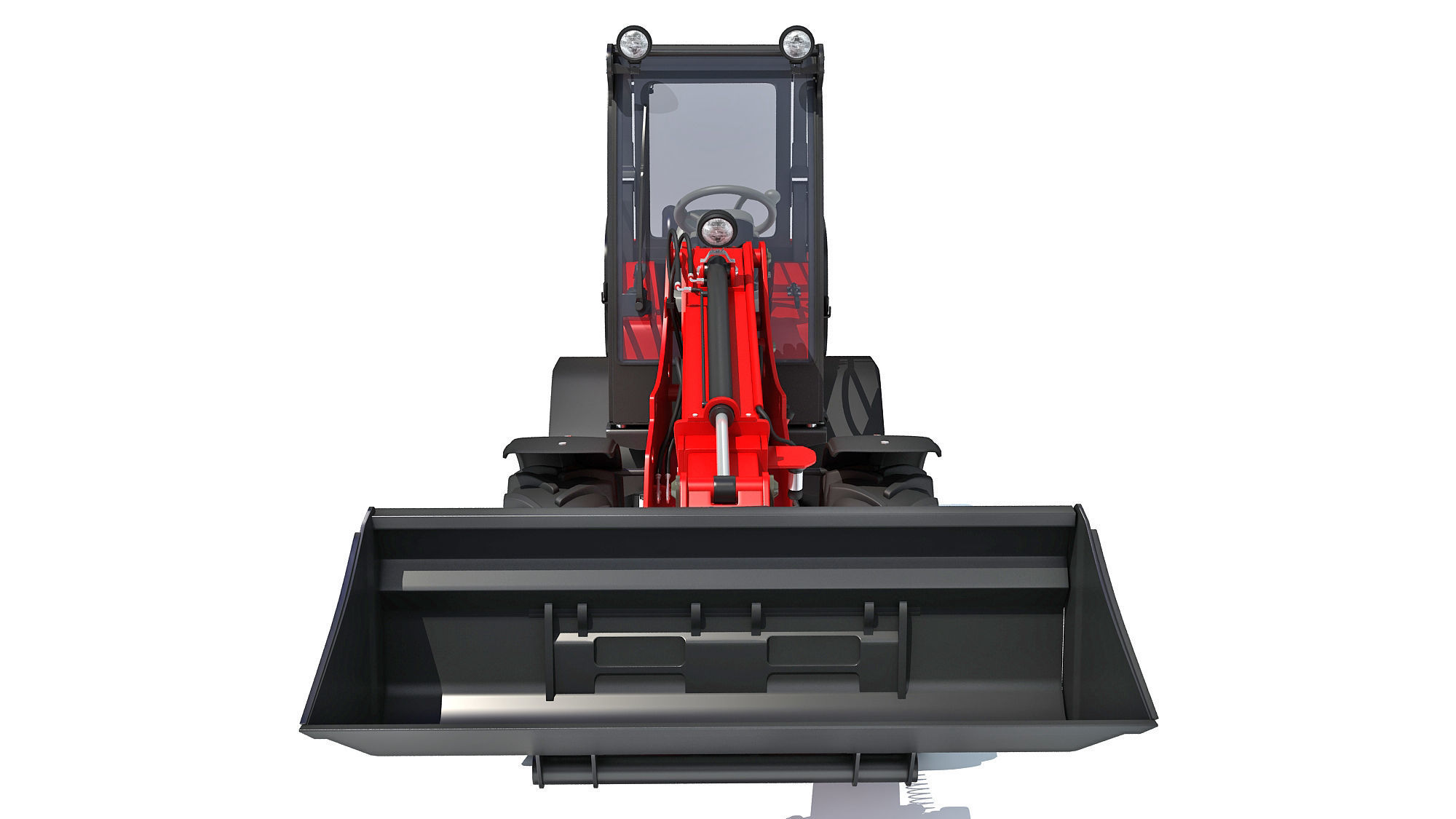 Telehandler Scoop Bucket 3D model_10