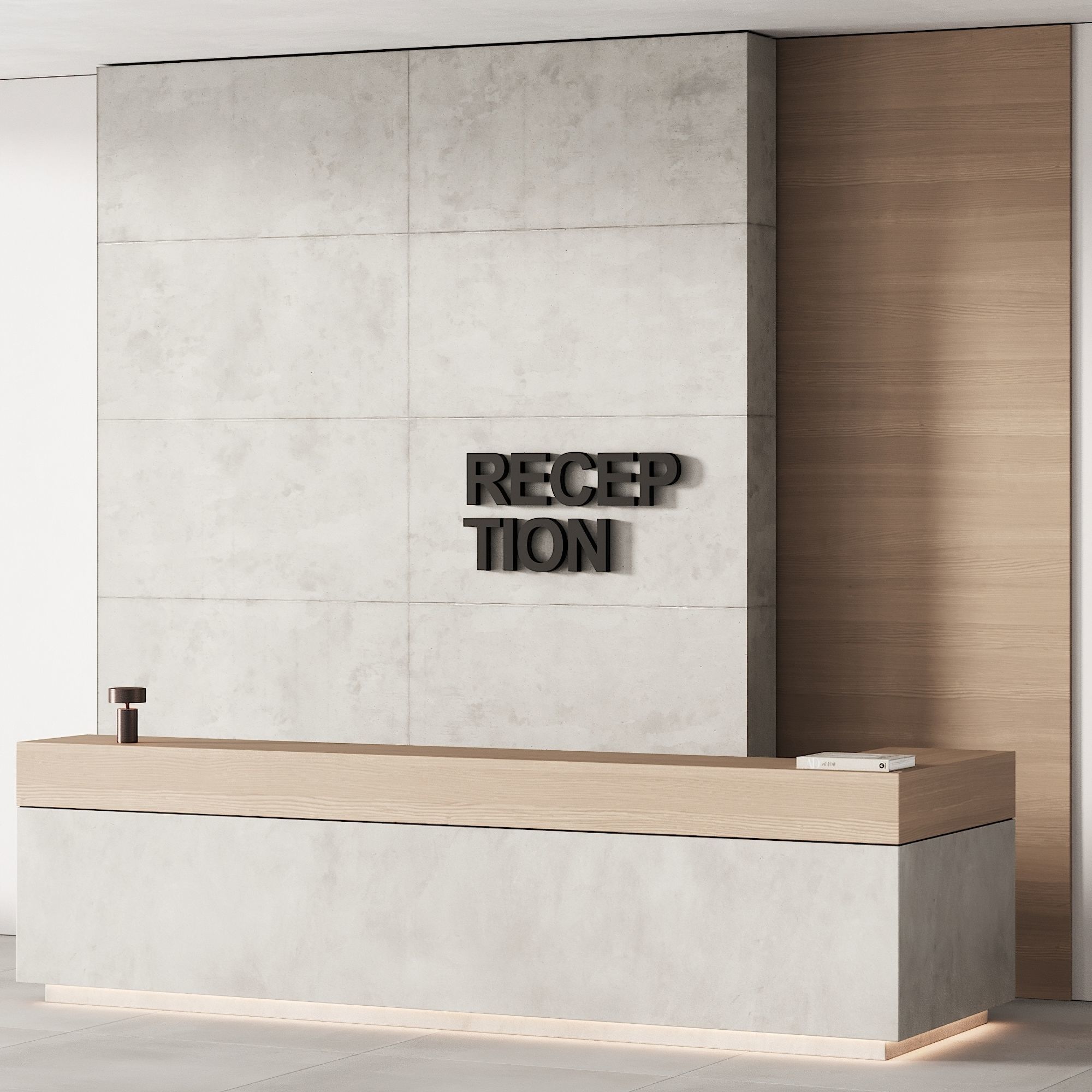 253 office furniture 12 reception desk 07 3D model_2