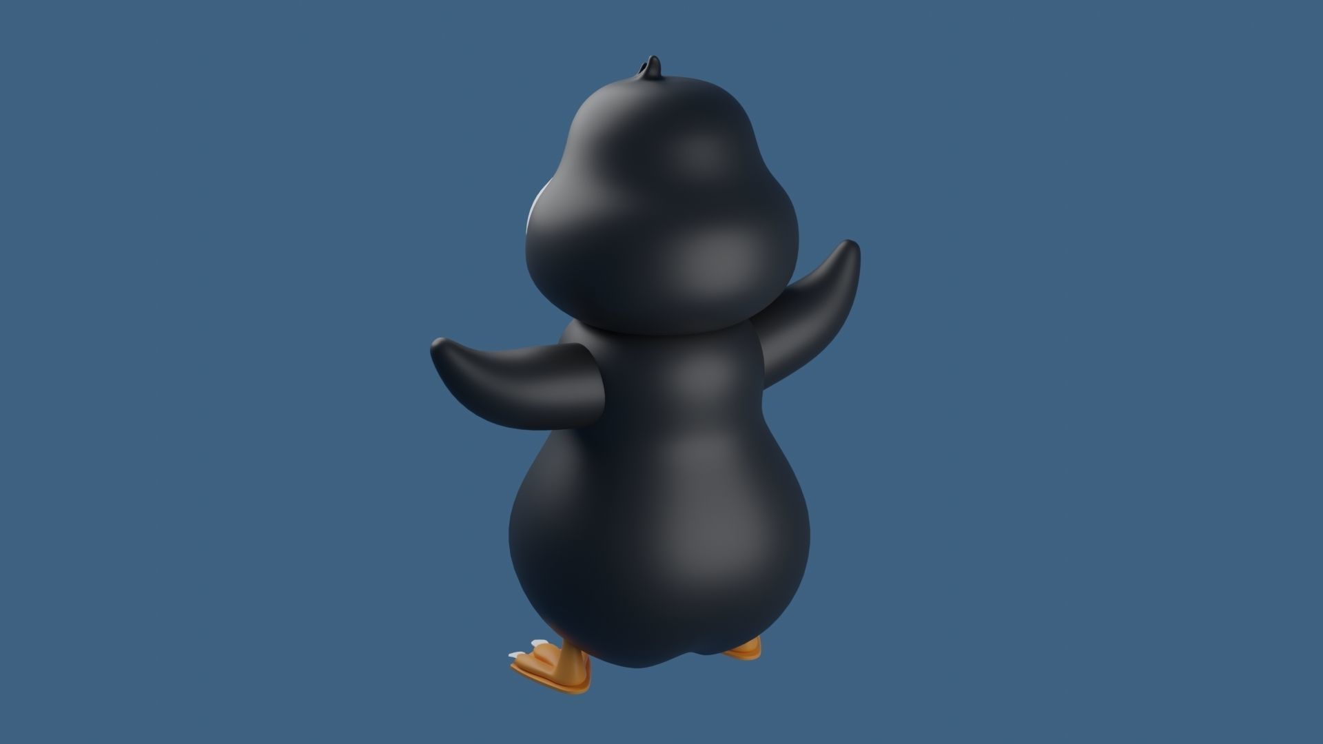 Penguin 3D Model cartoon 3D print model_4