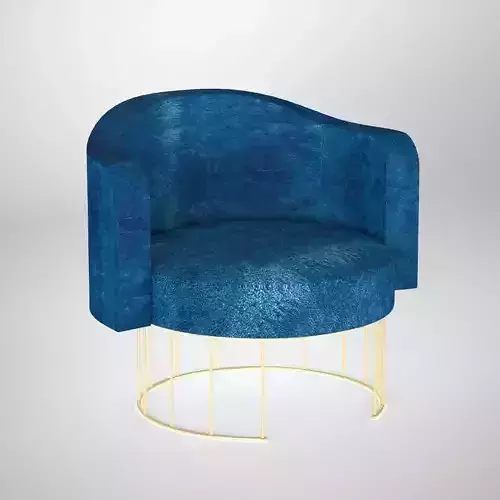 Velvet Material Chair