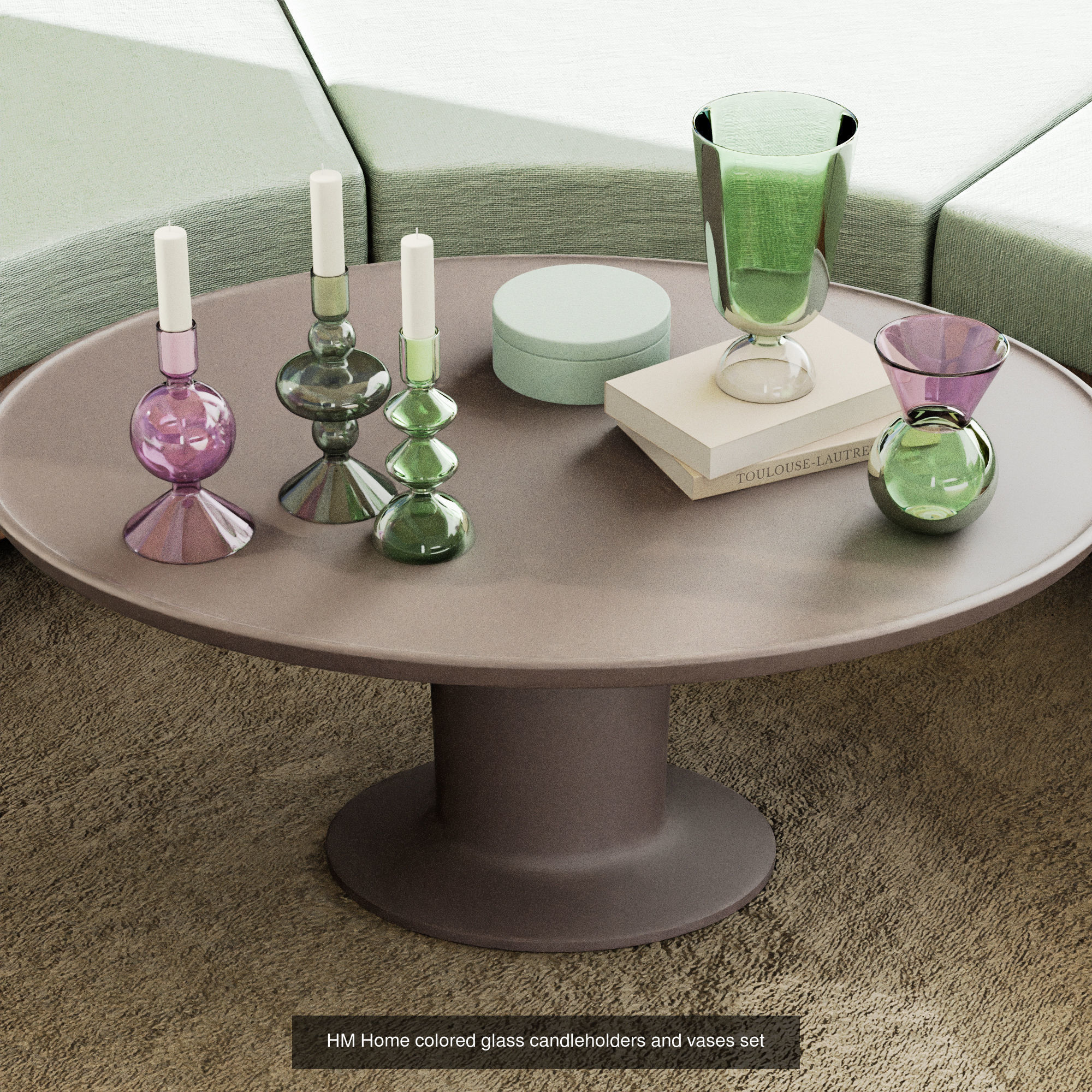 HM Home Tableware Decoration Set 1 3D Model Collection_6