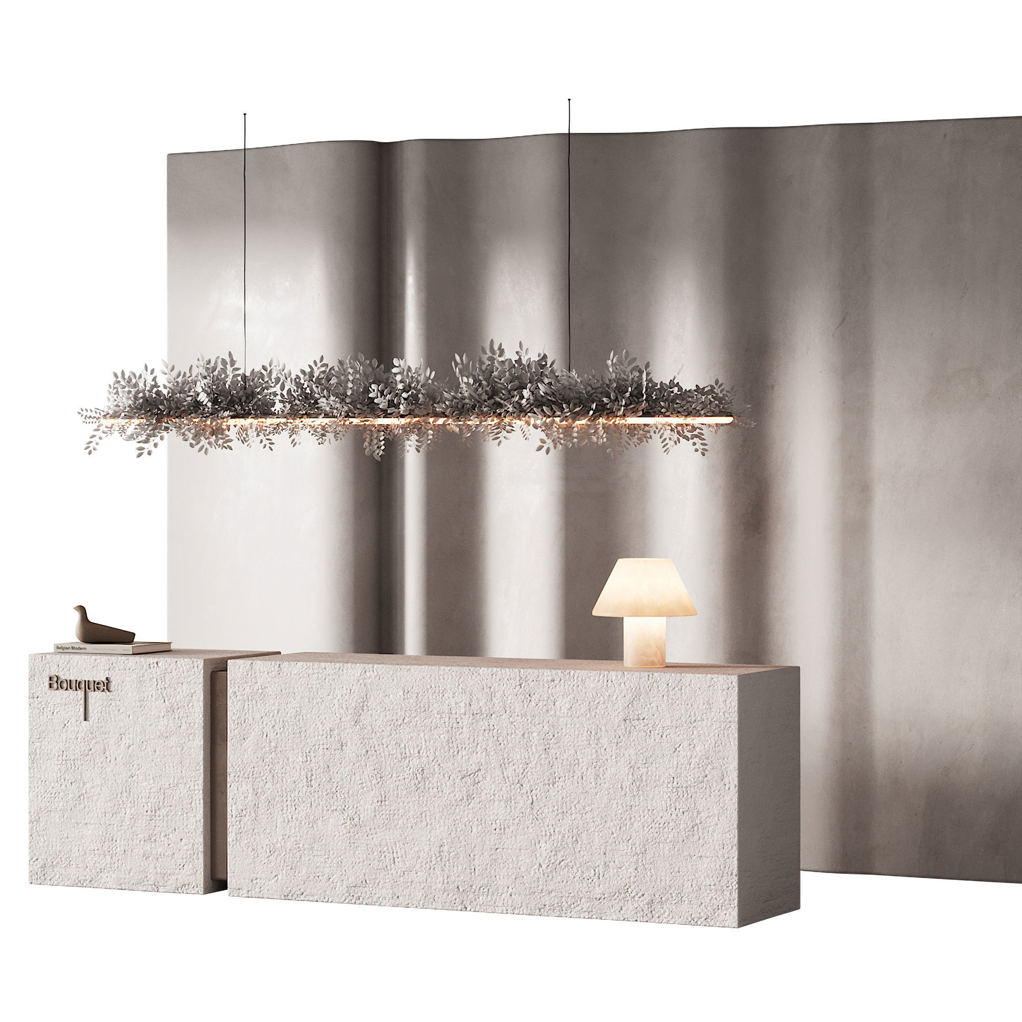 255 office furniture 14 reception desk 09 3D model_8