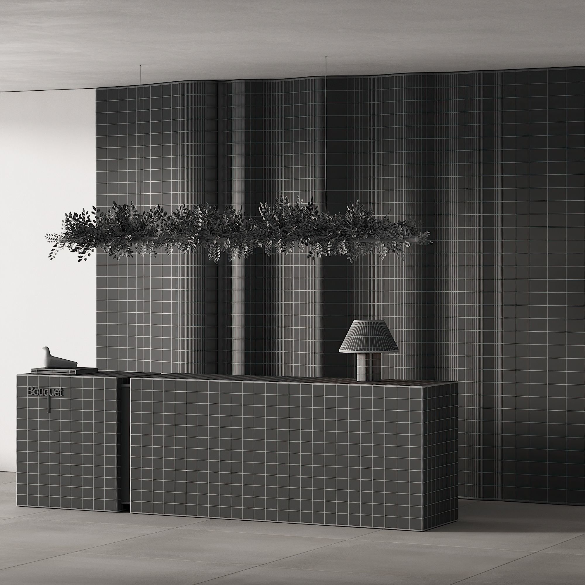 255 office furniture 14 reception desk 09 3D model_9