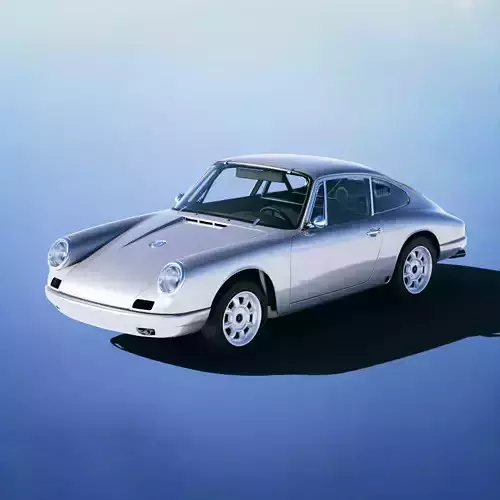 Porsche 912 R 1968 Low-poly 3D model
