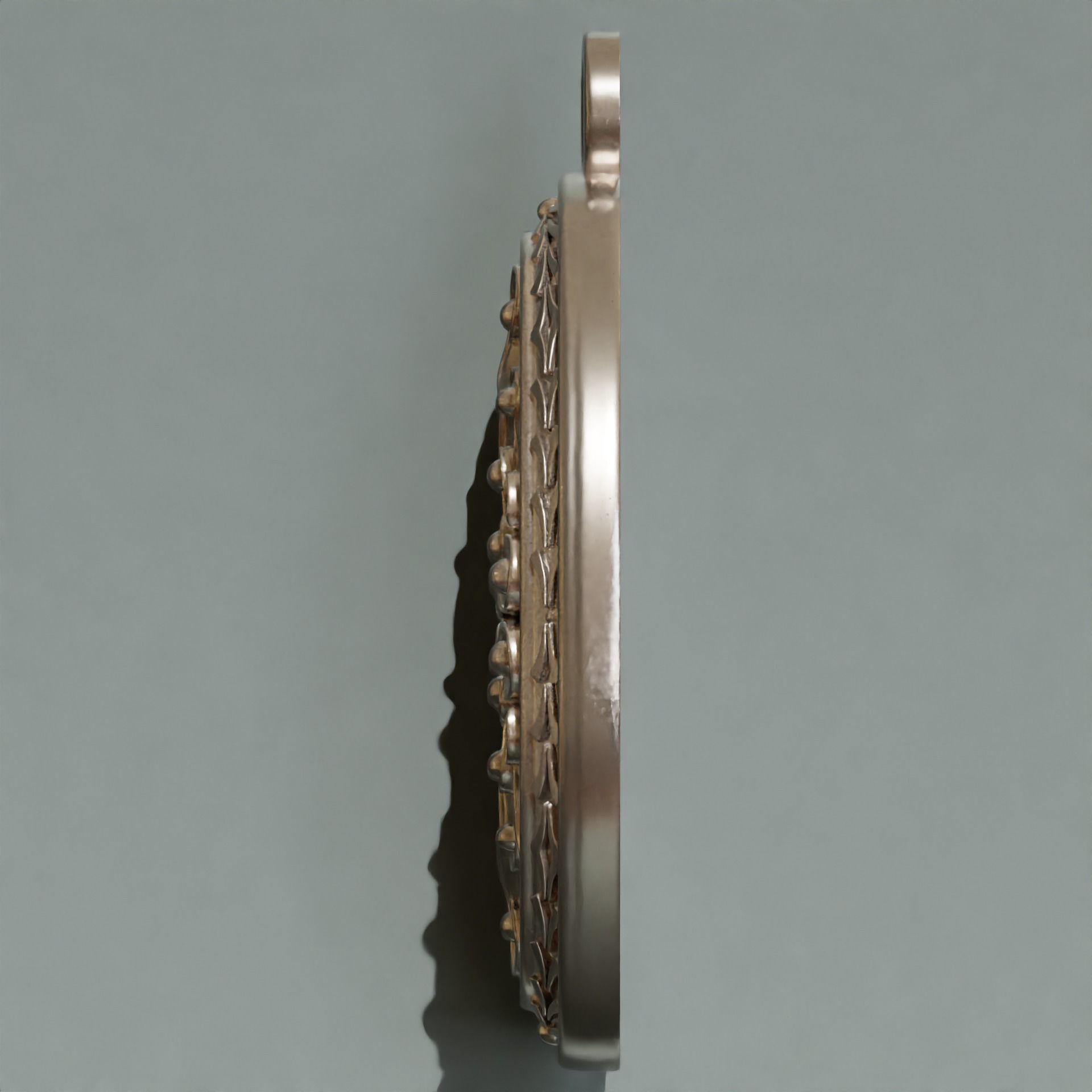 Oval pendant 3D print model_2