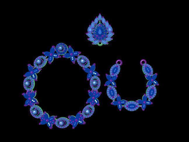 Earrings 3D print model_4