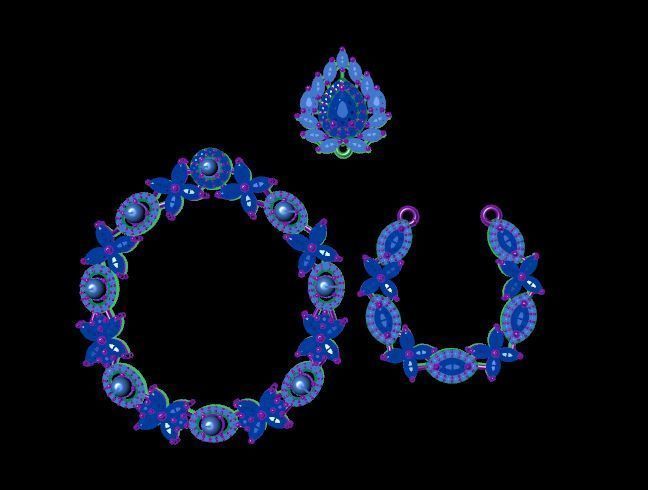 Earrings 3D print model_5