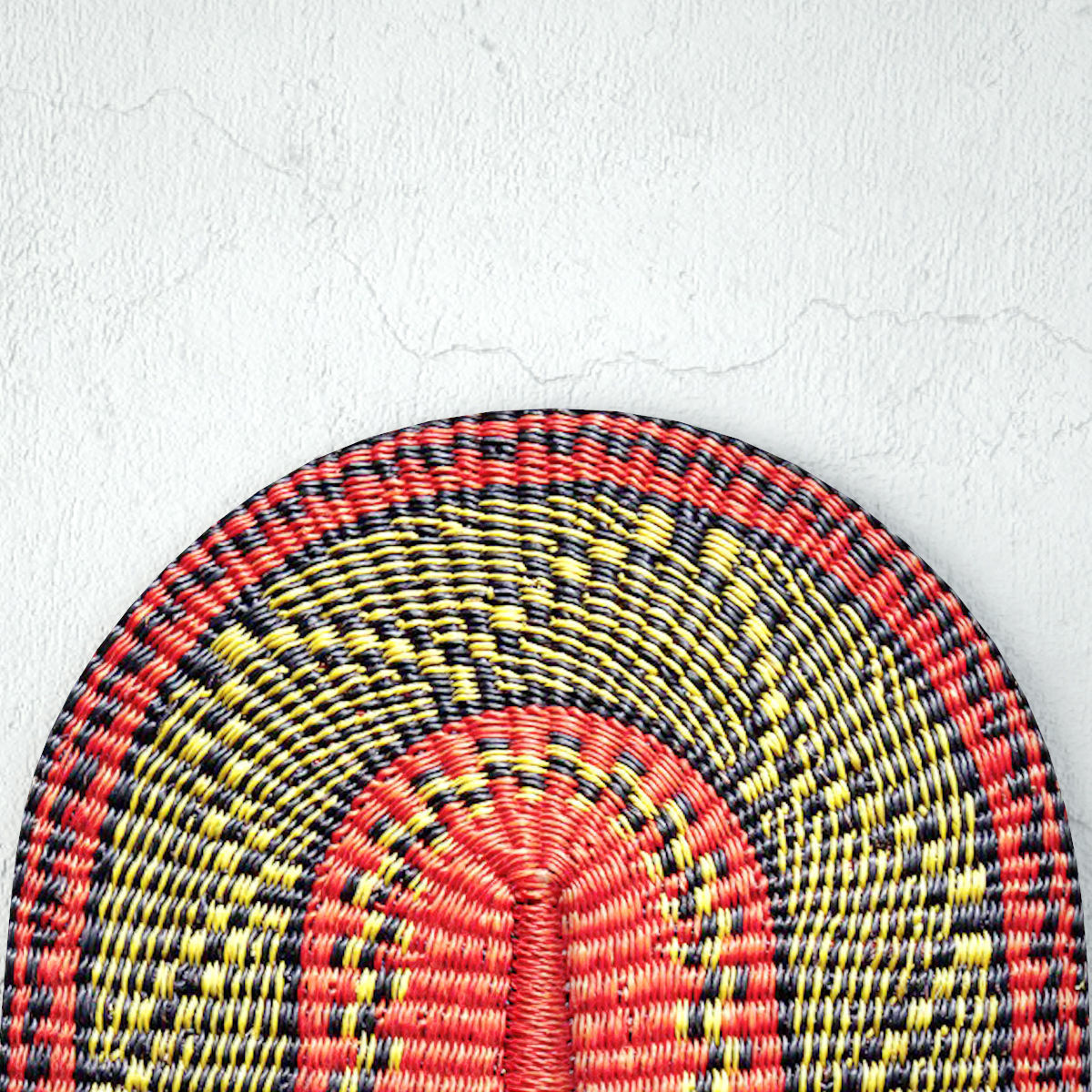 African Handwoven Fan 7 3D model_5