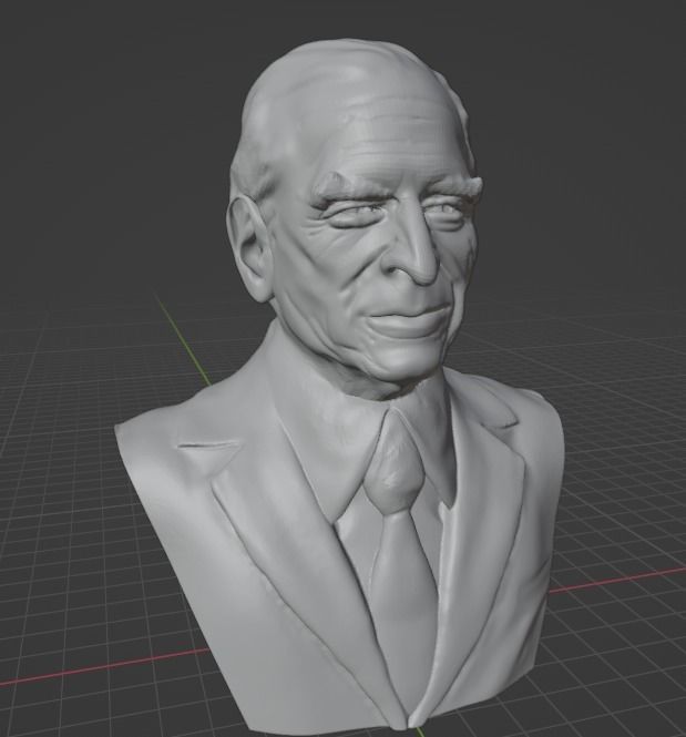 Prince Philip 3D print model_2