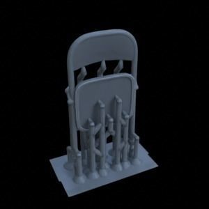 INDOOR FURNITURE 1-35 FOR DIORAMA MINIATURE SUPPORTED STL 3D print model_59