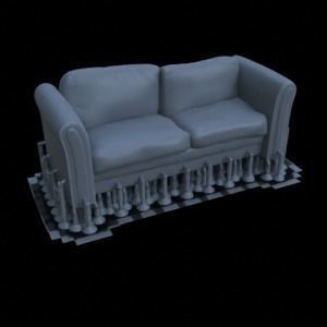 INDOOR FURNITURE 1-35 FOR DIORAMA MINIATURE SUPPORTED STL 3D print model_73