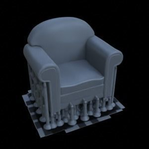 INDOOR FURNITURE 1-35 FOR DIORAMA MINIATURE SUPPORTED STL 3D print model_81