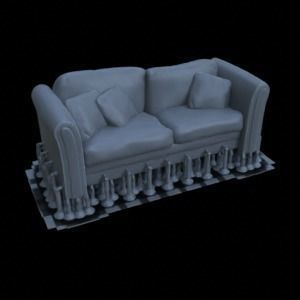 INDOOR FURNITURE 1-35 FOR DIORAMA MINIATURE SUPPORTED STL 3D print model_71