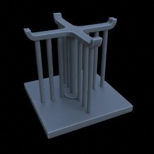 INDOOR FURNITURE 1-35 FOR DIORAMA MINIATURE SUPPORTED STL 3D print model_39