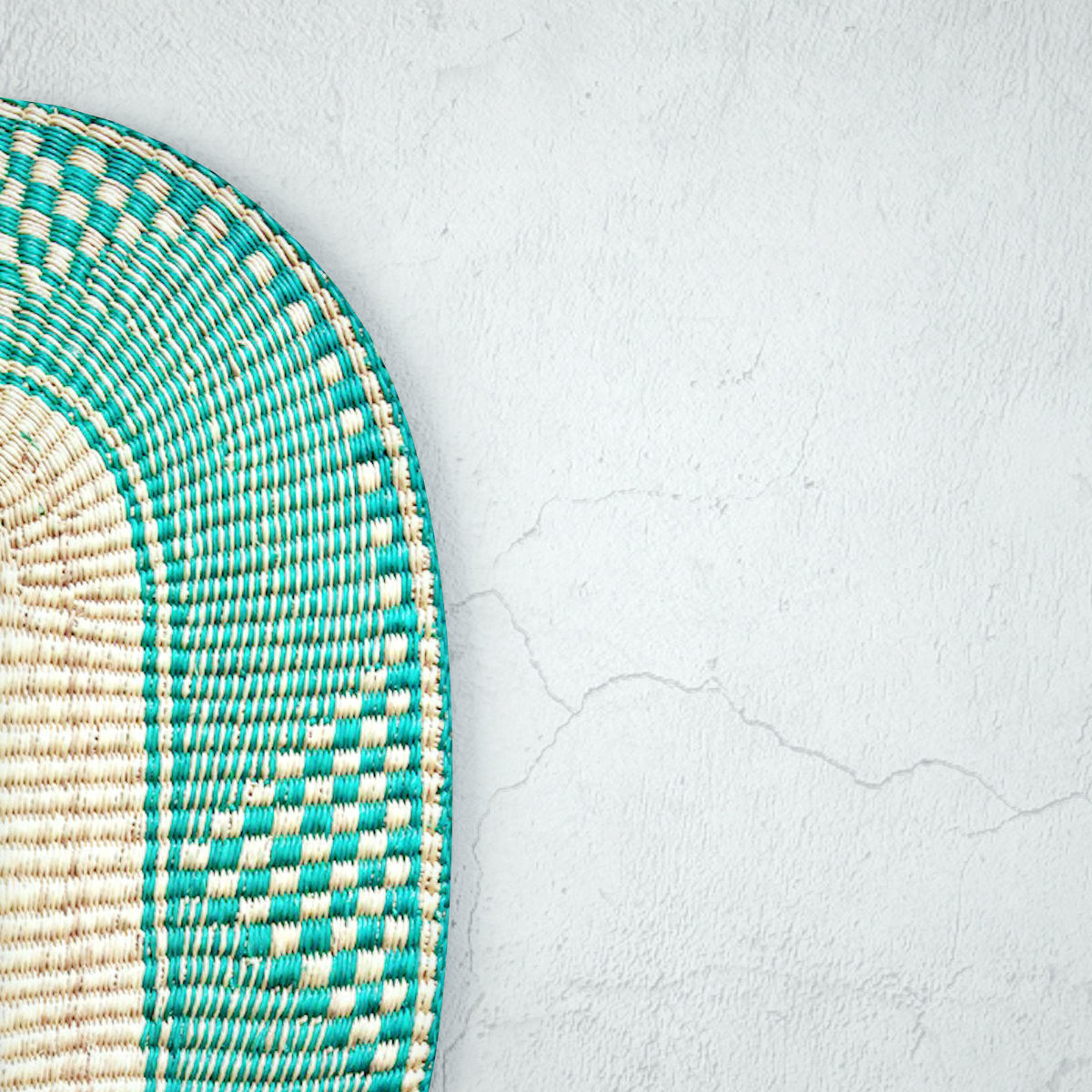 African Handwoven Fan 8 3D model_5