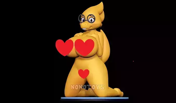 Alphys - NSFW 3D print model