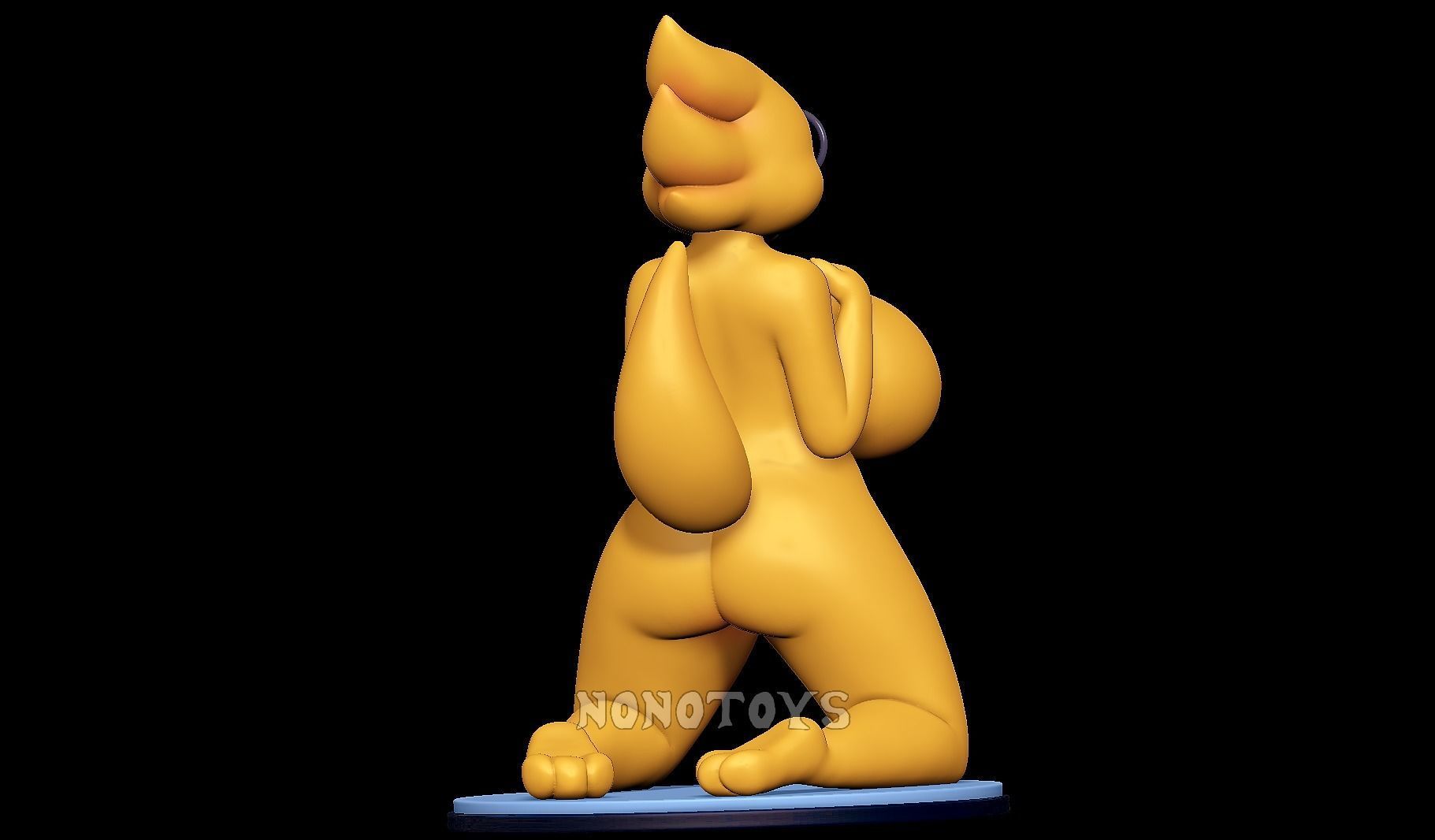 Alphys - NSFW 3D print model_5