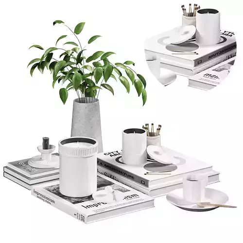 Coffee table decor set 2