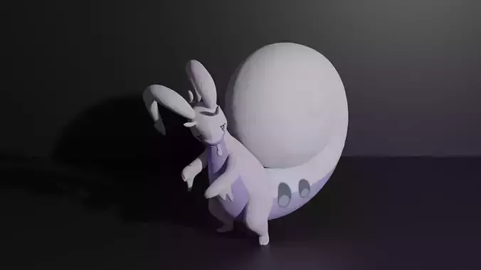 Hisuian Goodra pokemon 3D print model 3D print model