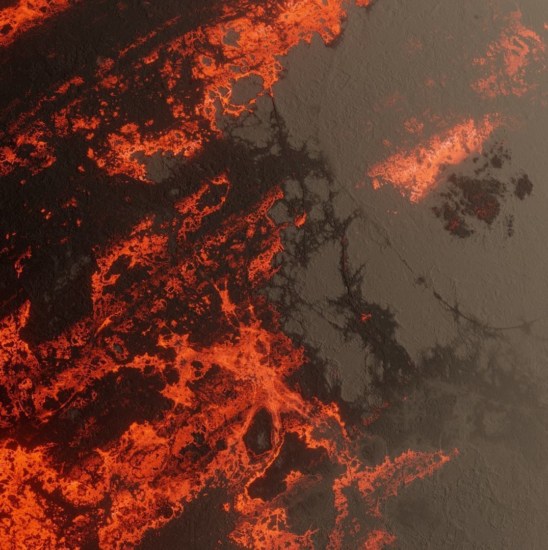 Planet Space Ready to game Low-poly 3D model_19