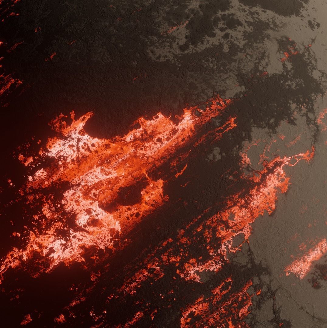 Planet Space Ready to game Low-poly 3D model_8