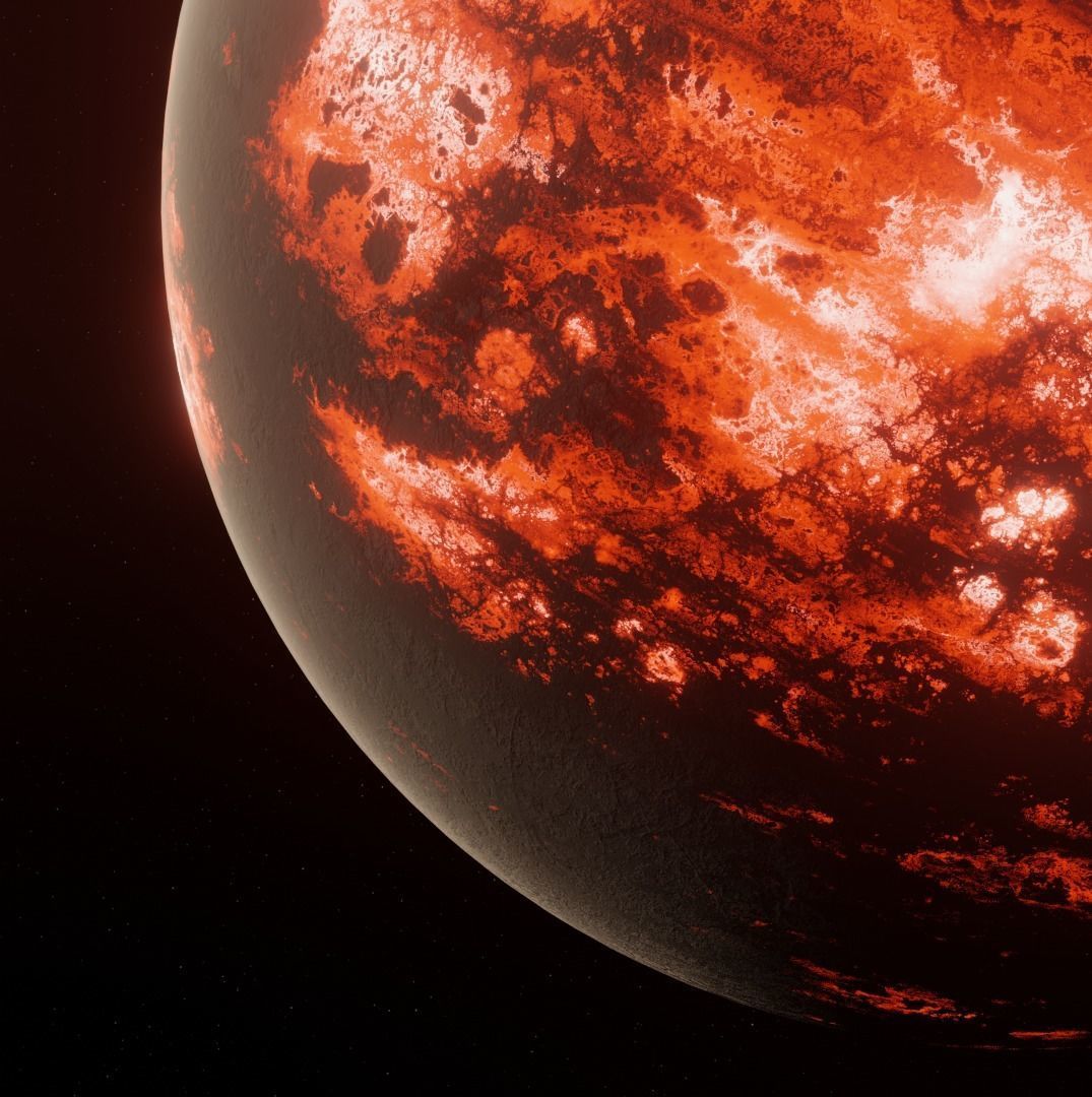 Planet Space Ready to game Low-poly 3D model_18