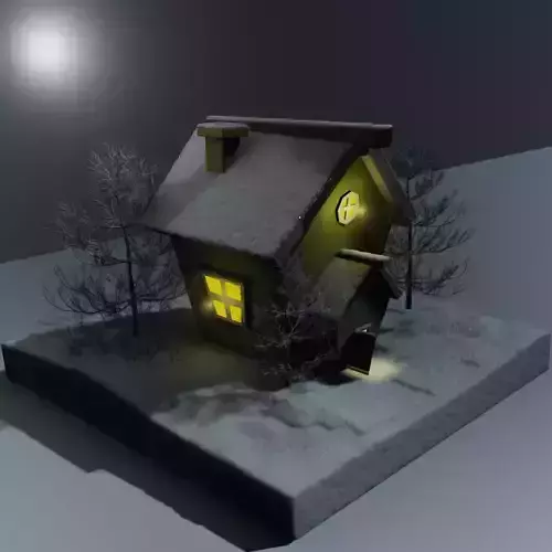 SNOWY Winter House