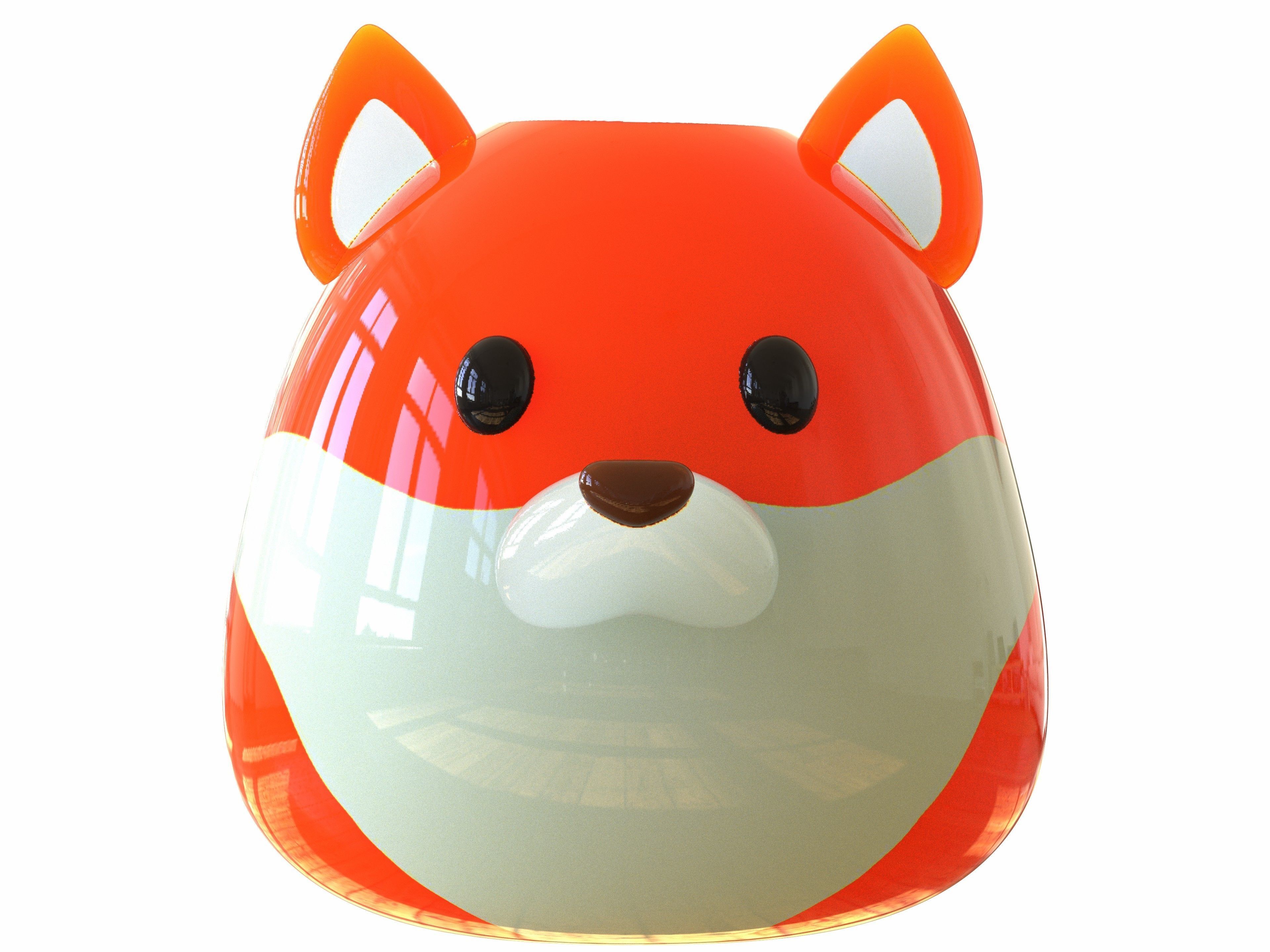 Cute animal Pot Decor 3D print model_57