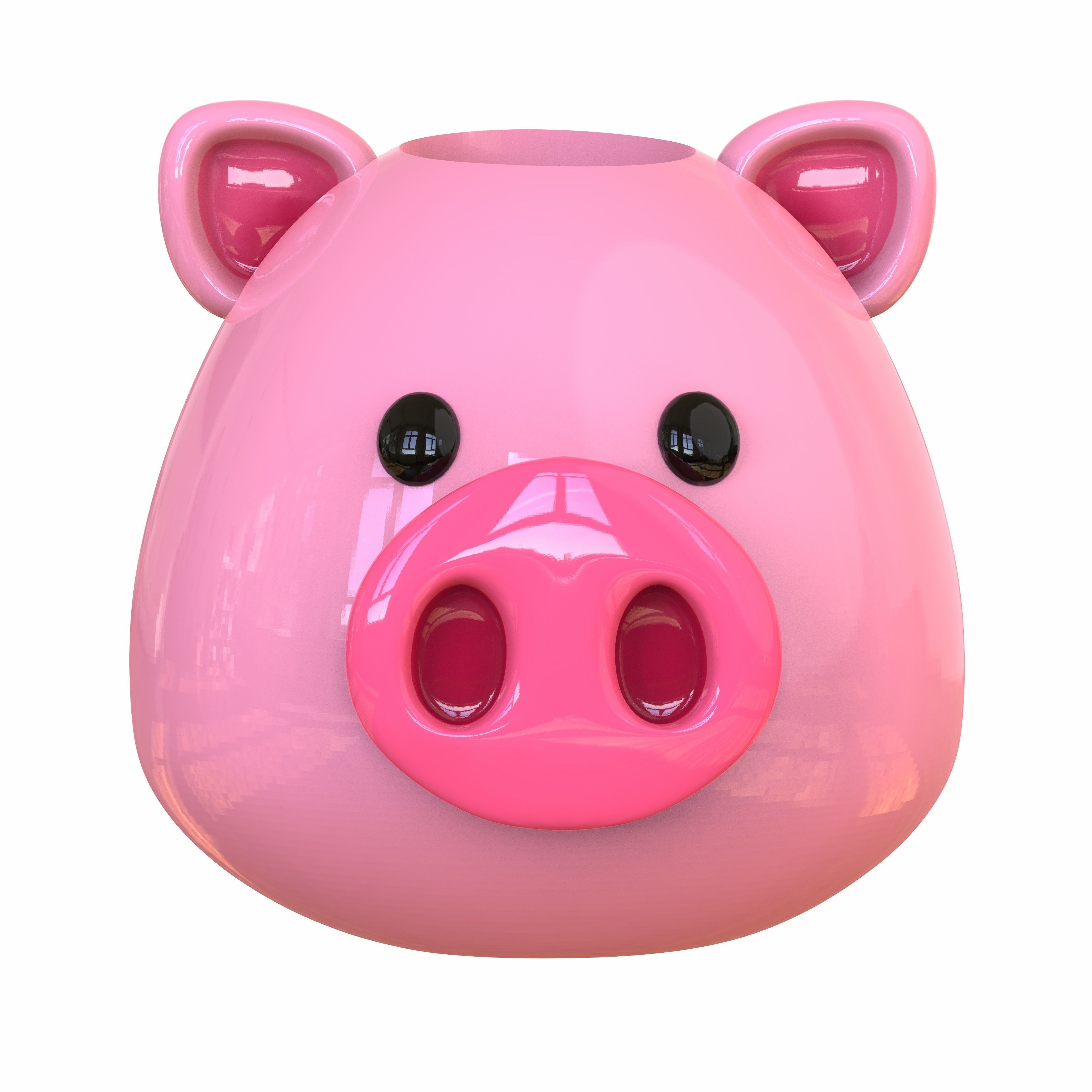 Cute animal Pot Decor 3D print model_40