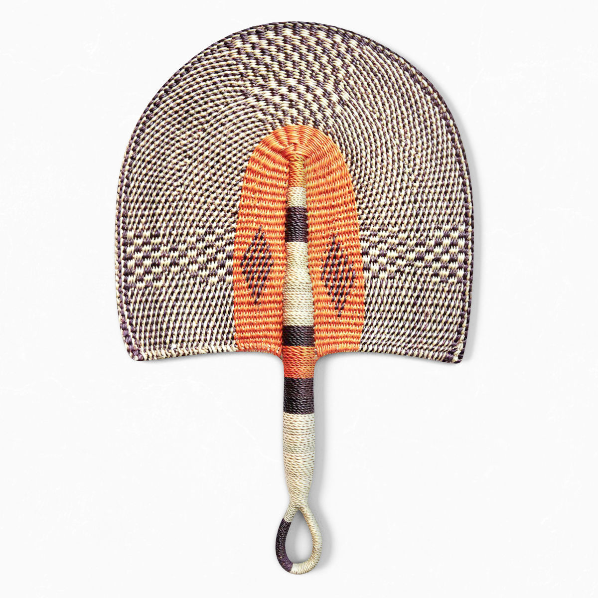 African Handwoven Fan 11 3D model_1