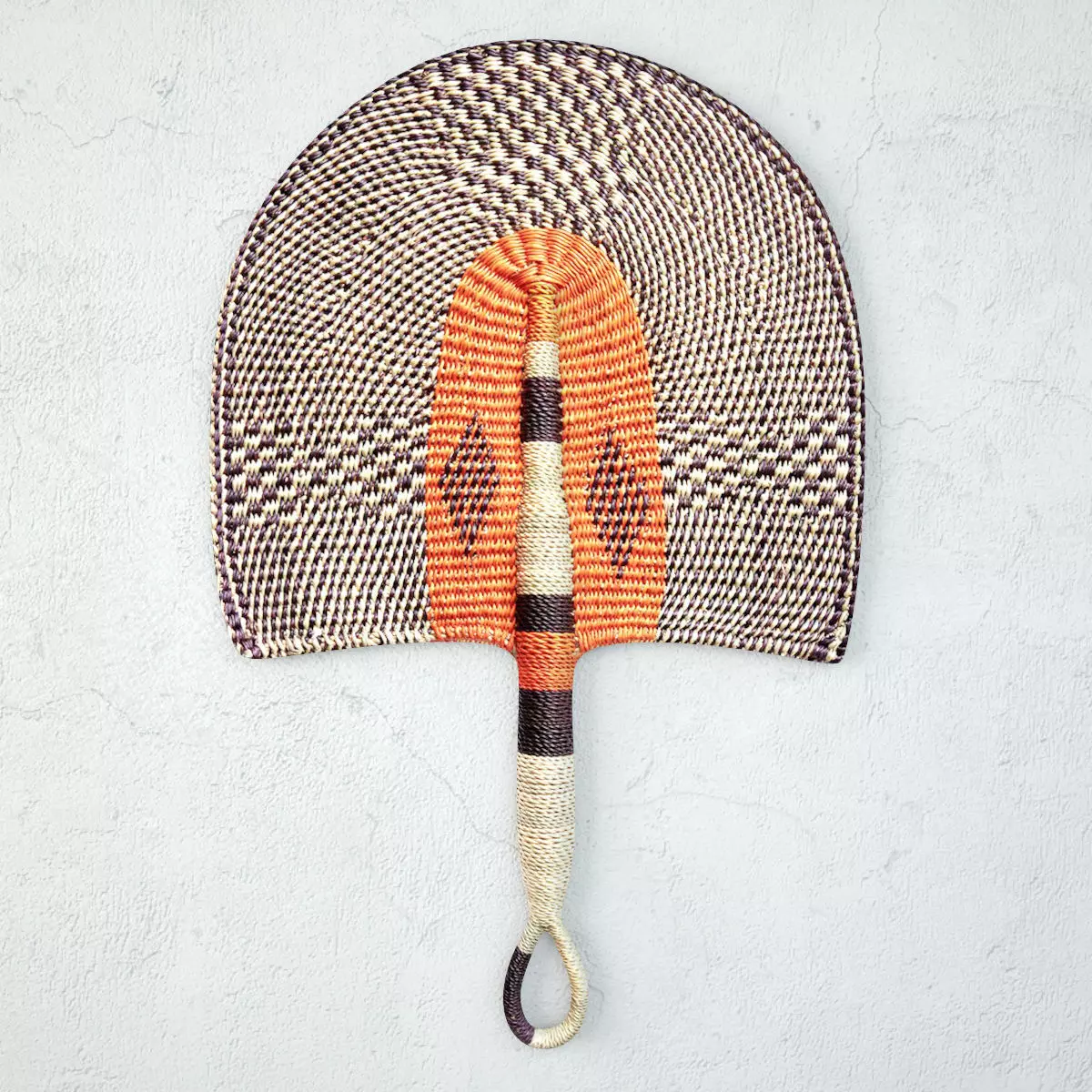 African Handwoven Fan 11 3D model_0