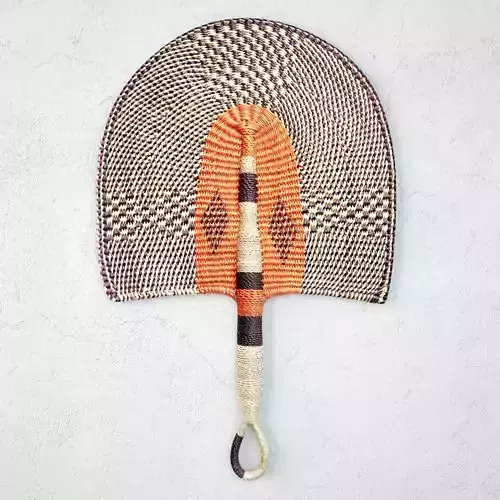 African Handwoven Fan 11 3D model