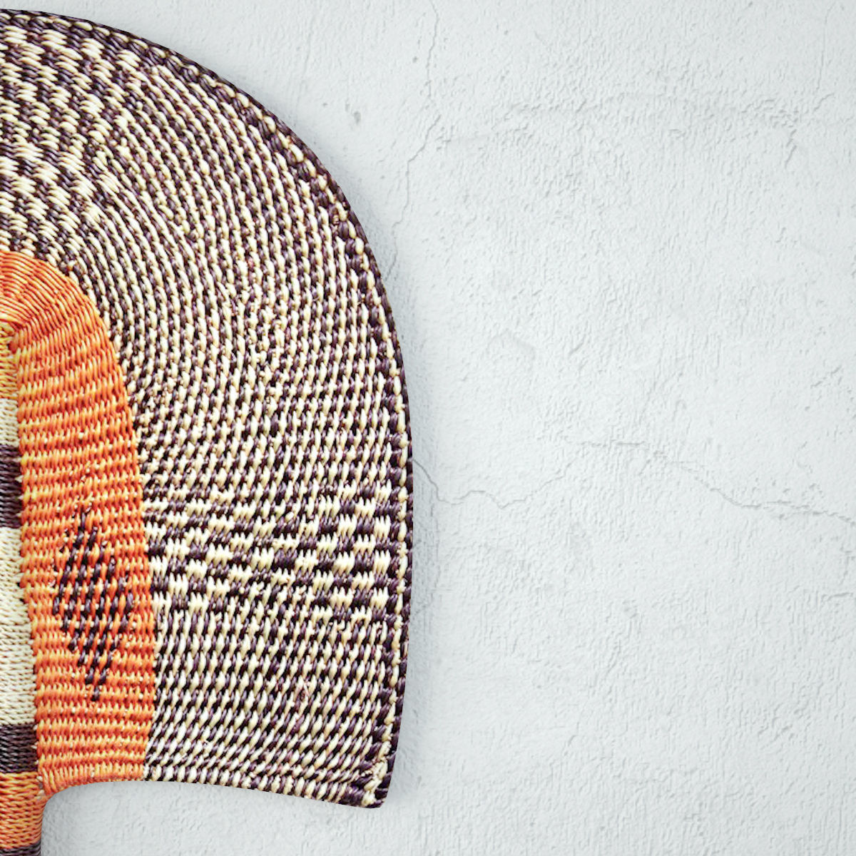 African Handwoven Fan 11 3D model_5
