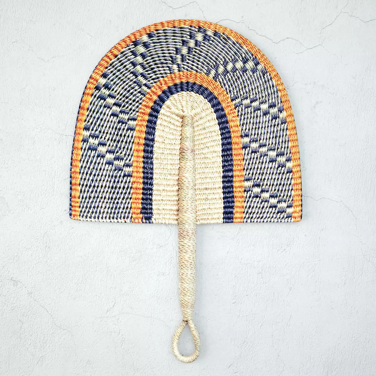 African Handwoven Fan 12 3D model_0