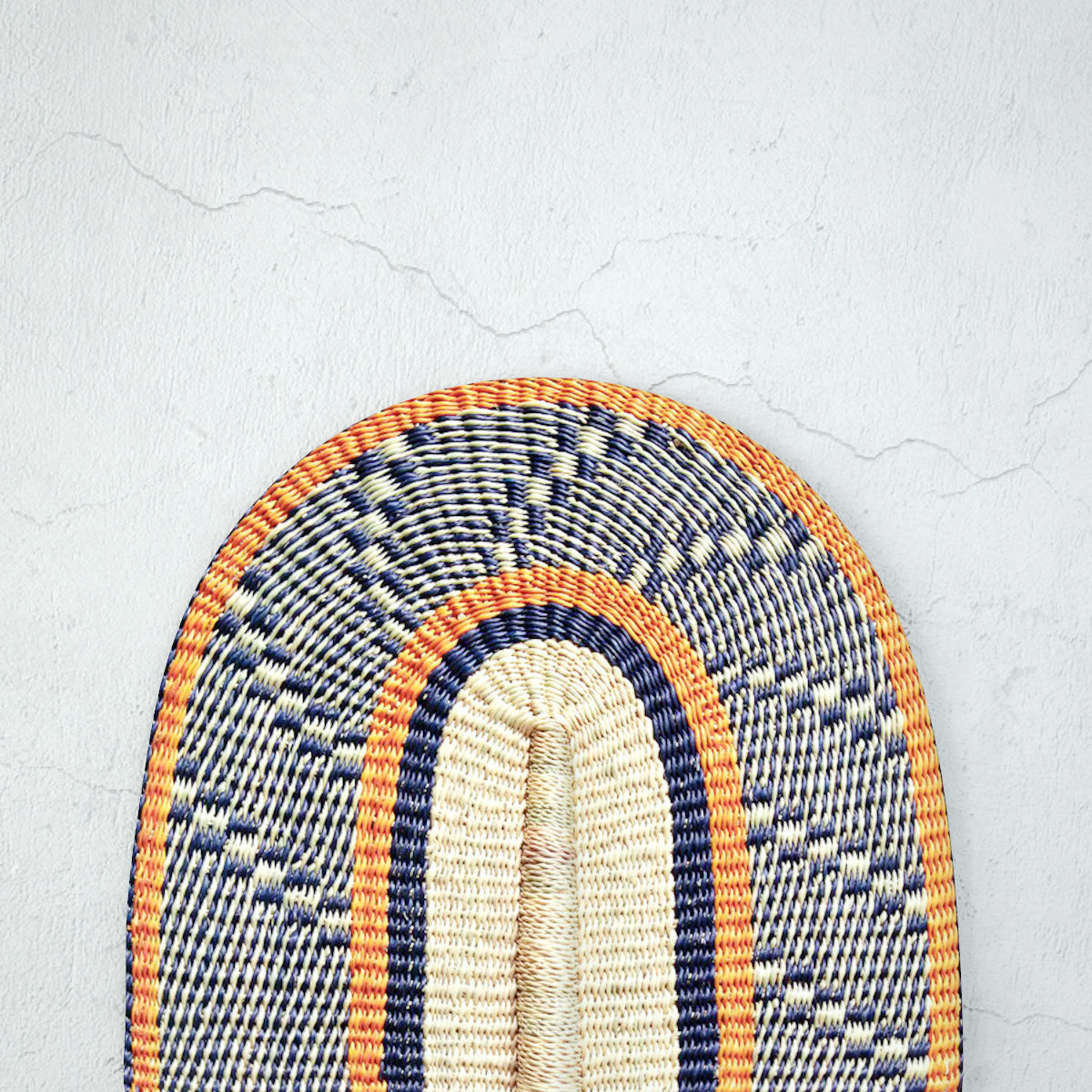 African Handwoven Fan 12 3D model_5