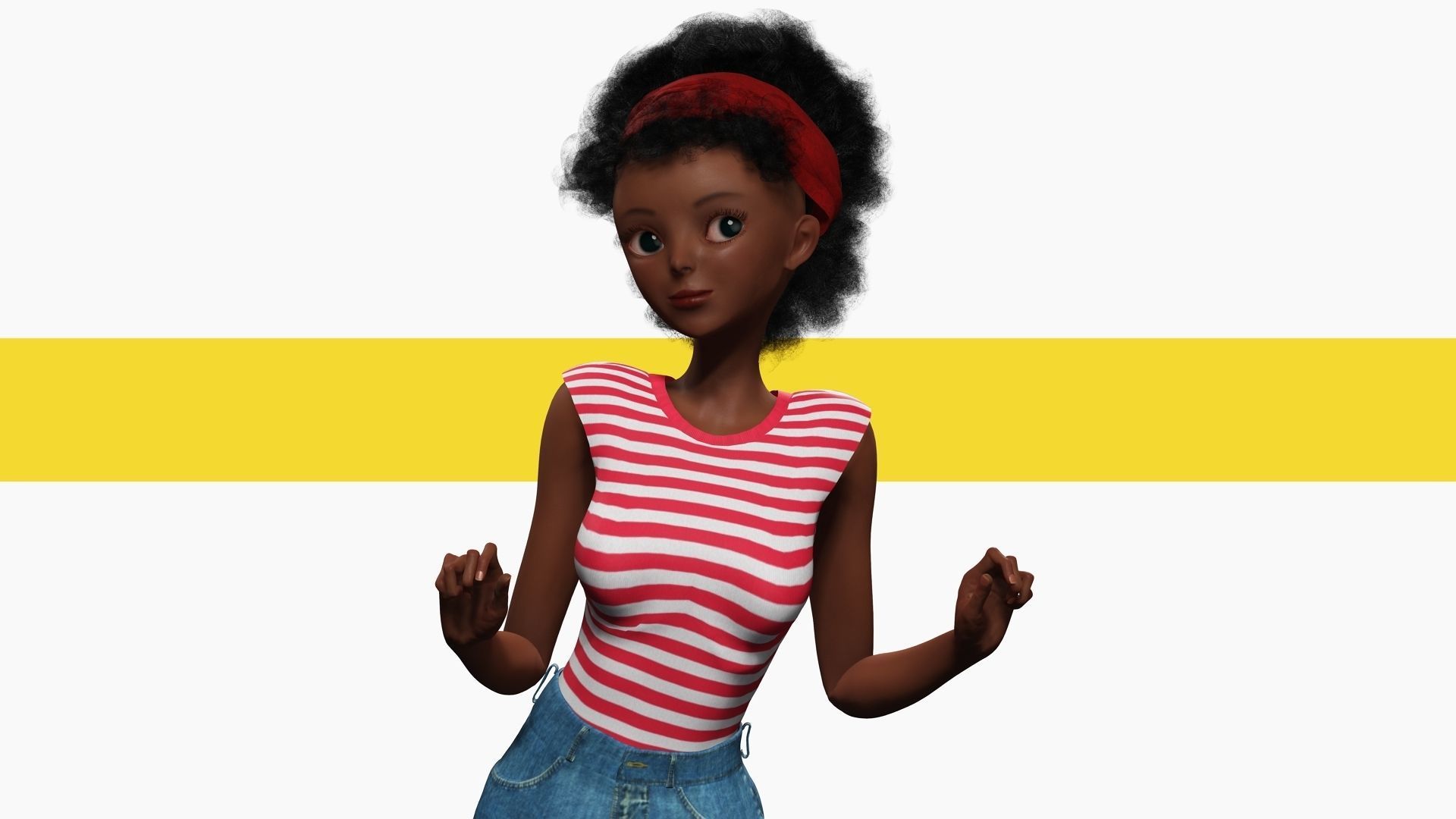 3d Model Cute African Female Cartoon Black Afro Rigged Woman 3d Vr Ar Low Poly Cgtrader 3d Model Cute African Female Cartoon Black Afro Rigged Woman 3d Vr Ar Low Poly Cgtrader