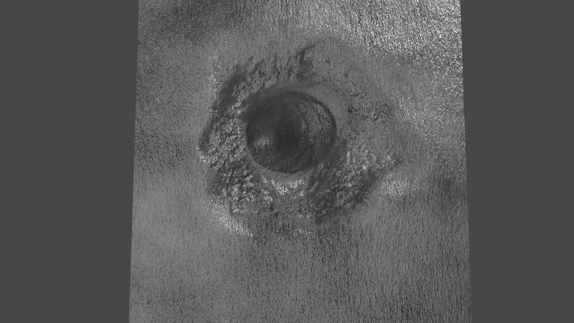 Bullet Hole 3D Model for use in game Low-poly 3D model_0