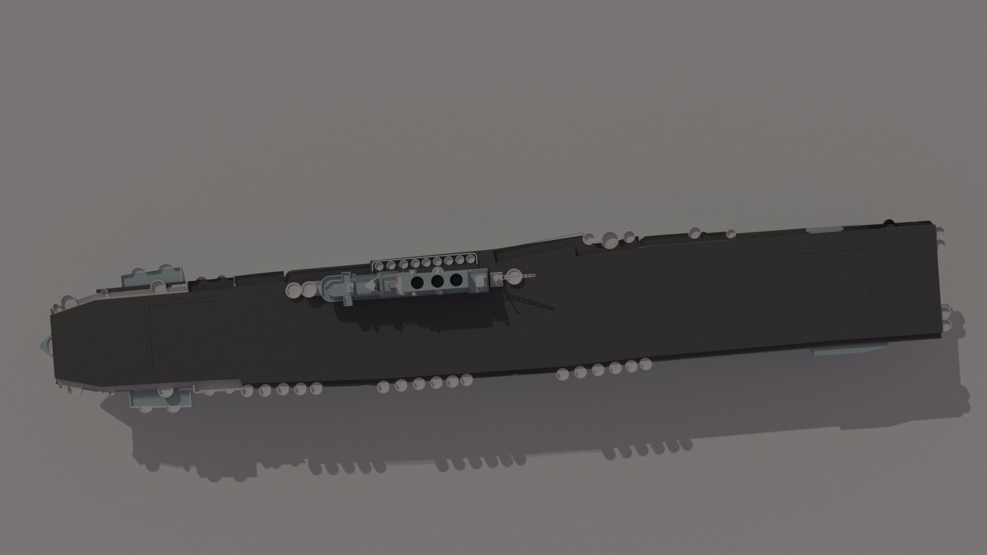 Warship 3D print model_9