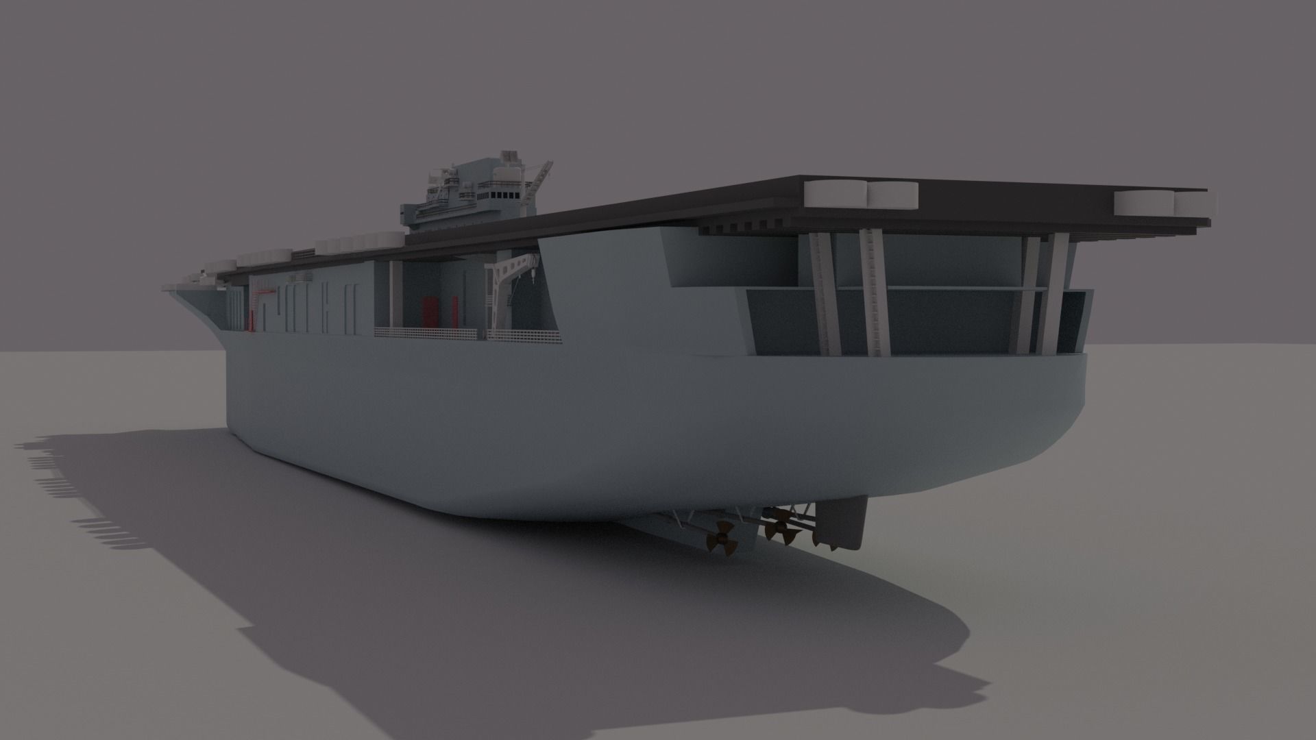 Warship 3D print model_8