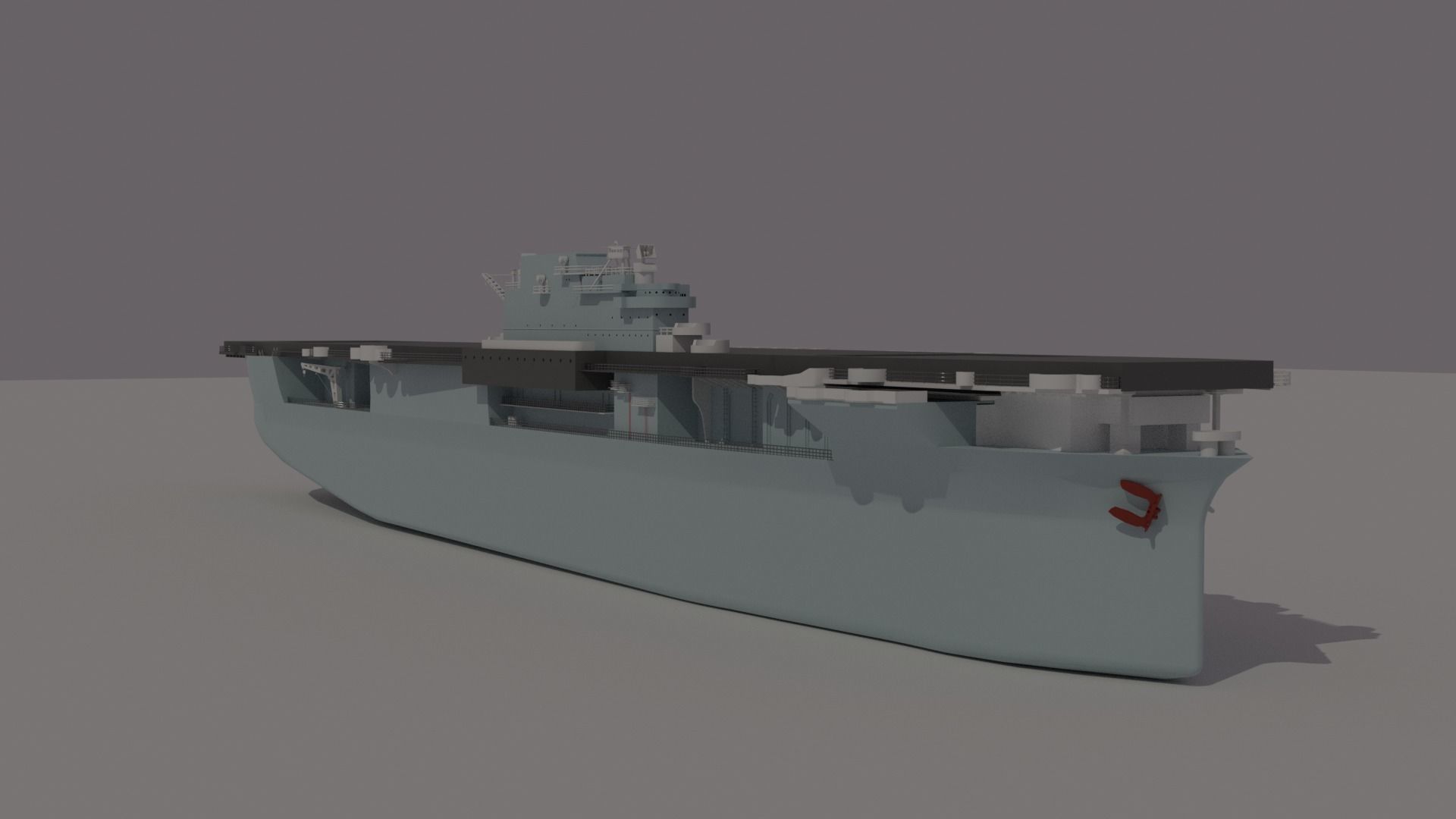Warship 3D print model_2